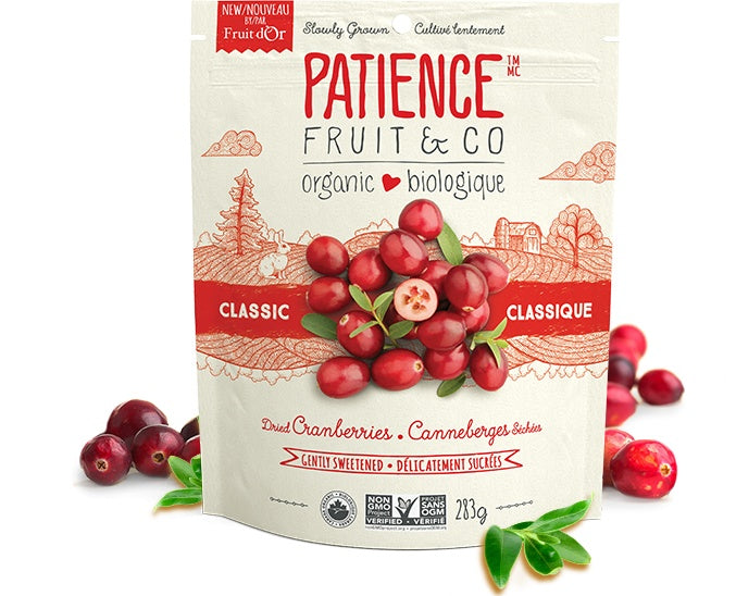 Patience Fruit & Co - Dried Cranberries, 283g
