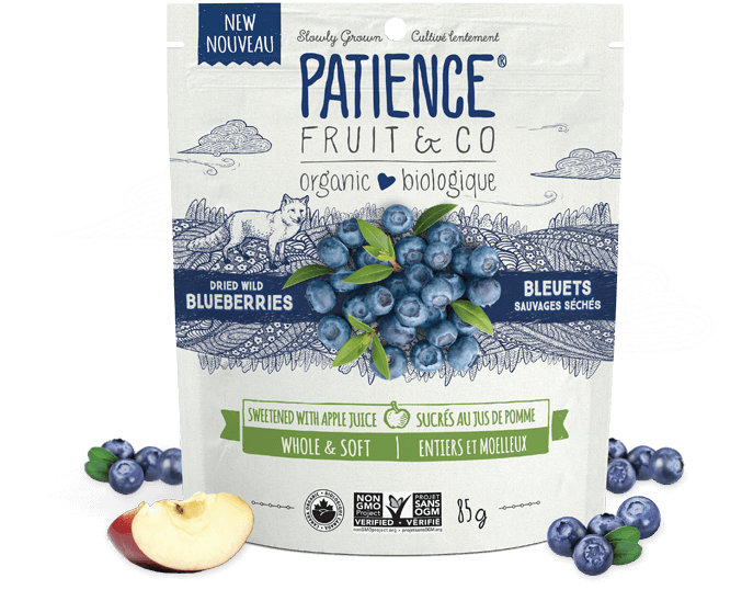 Patience Fruit & Co. - Organic Whole and Soft Blueberries, 85g