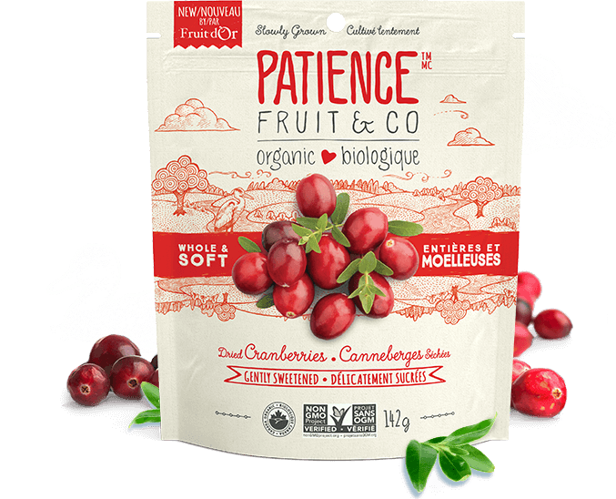 Patience Fruit & Co - Whole & Soft Cranberries, 142g