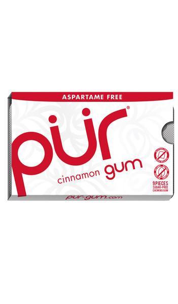 Pur Gum - Cinnamon Gum, 9 Pcs
