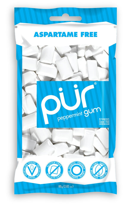 Pur Gum - Peppermint Gum, 80g