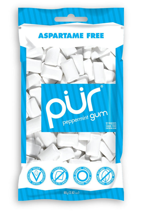 Pur Gum - Peppermint Gum, 80g