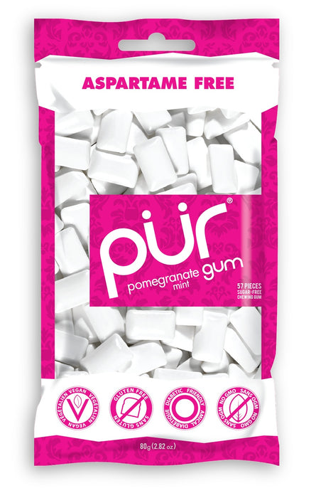 Pur Gum - Pomegranate Gum, 80g