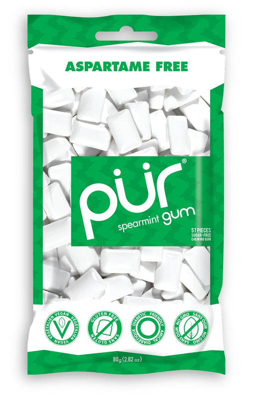 Pur Gum - Spearmint Gum, 80g