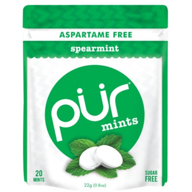 Pur Gum Spearmint Mints - 22g