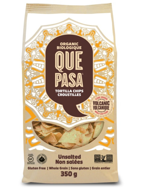 Que Pasa - Tortilla Chips, Unsalted, 350g