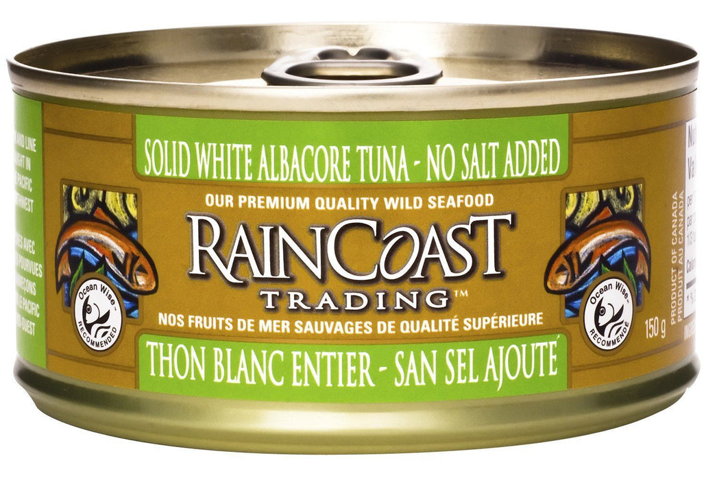 Raincoast Trading - Solid White Tuna No Salt, 150g