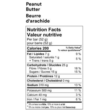 RXBAR - Peanut Butter, 52g