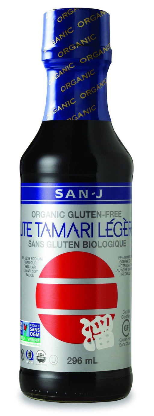 San-J - Organic Lite Tamari Soy Sauce, 296ml