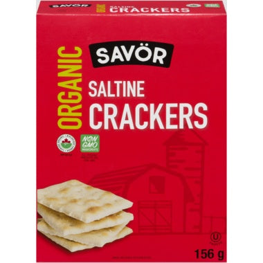 Savor - Organic Saltine Crackers, 156g
