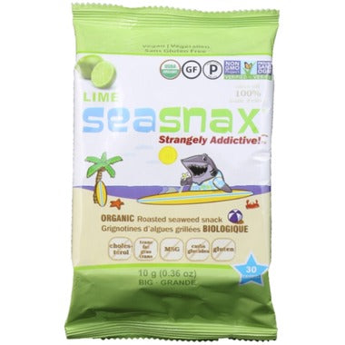 Seasnax Seaweed Snack Lime - 10g