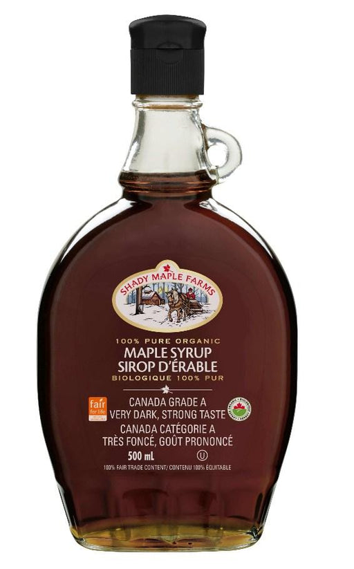 Shady Maple Farms - Organic #3 Dark Maple Syrup, 500ml