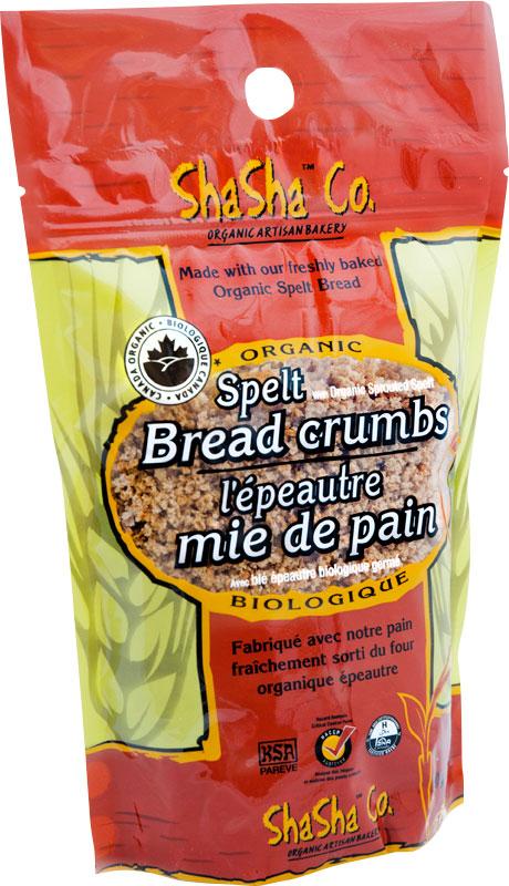 ShaSha Bread Co. - Spelt Bread Crumbs, 300g