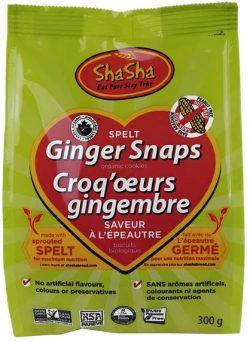 ShaSha Bread Co. - Spelt Ginger Snaps, 300g