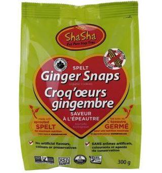 ShaSha Bread Co. - Spelt Ginger Snaps, 300g
