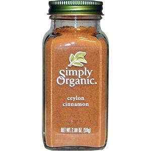 Simply Organic Ceylon Cinnamon - 59g