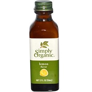 Simply Organic - Organic Lemon Flavour - 59ml