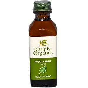 Simply Organic - Organic Peppermint Flavour - 59ml