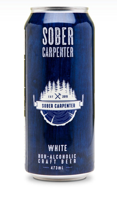 Sober Carpenter - Non-alcoholic Beer, White Belgian, 473ml