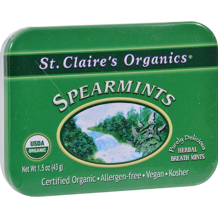 St. Claire's Organic Spearmints - 43g