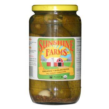 Sunshine Farms - Organic Whole Dill Pickles, 1 Liter