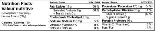 Love Good Fats - Peanut Butter Chocolatey Bar, 39g