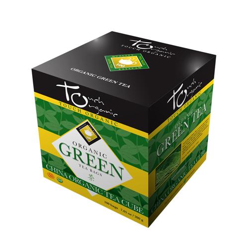 Touch Organic Green Tea Cube 100 Bags