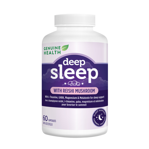 Genuine Health - Deep Sleep with Reishi Mushroom, 60 Capsules