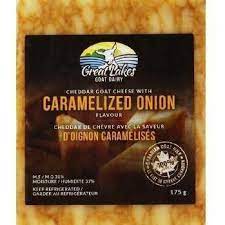 Great Lakes Goat Dairy - Caramelized Onion Cheddar Goat Cheese, 175g