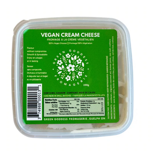 Green Goddess Fromagerie - Vegan Cream Cheese, 250ml