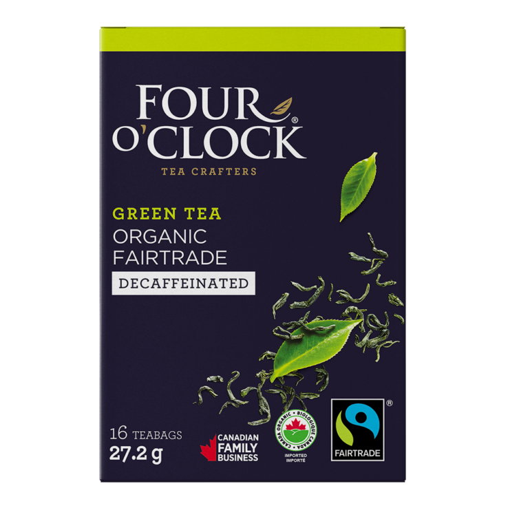 Four O'Clock - Green Tea, Decaffeinated, 16 Count — Goodness Me!