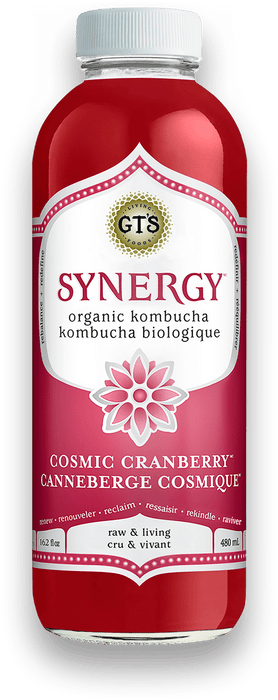 GT's Organic - Cosmic Cranberry Kombucha Drink, 480ml