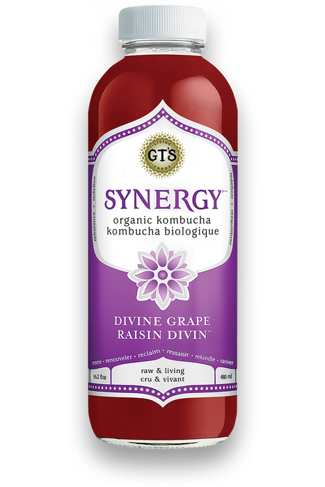 GT's Organic - Divine Grape Kombucha Drink, 480ml