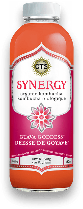 GT's Organic - Guava Goddess Kombucha Drink, 480ml