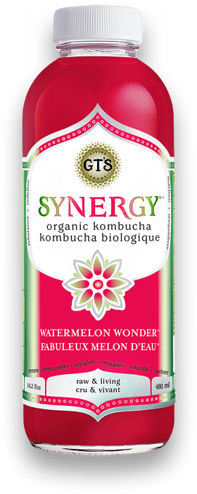 GT's Organic - Watermelon Wonder Kombucha Drink, 480ml