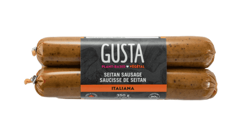 Gusta - Plant-Based Vegan Seitan Sausage - Italiana, 350g