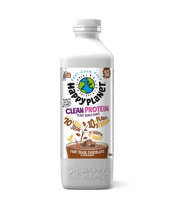 Happy Planet - Fairtrade Chocolate & Coconut Clean Protein Smoothie, 900ml