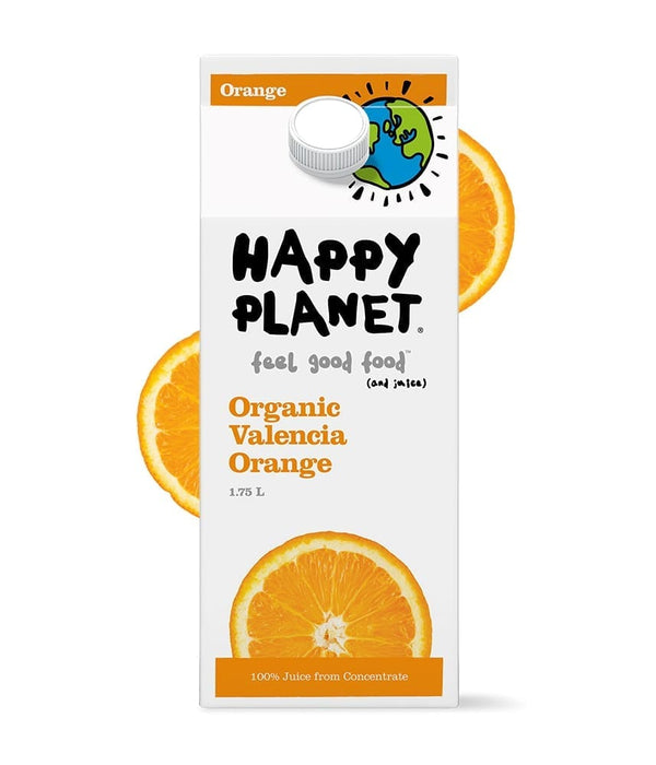 Happy Planet - Organic Valencia Orange Juice, 1.75L