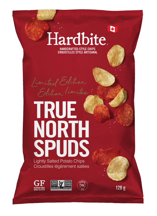 Hardbite - Handcrafted-Style Chips True North Spuds , 128g