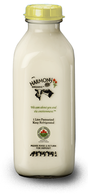 Harmony Organic - Organic 10% Half & Half Cream, 500ml Glass Bottle
