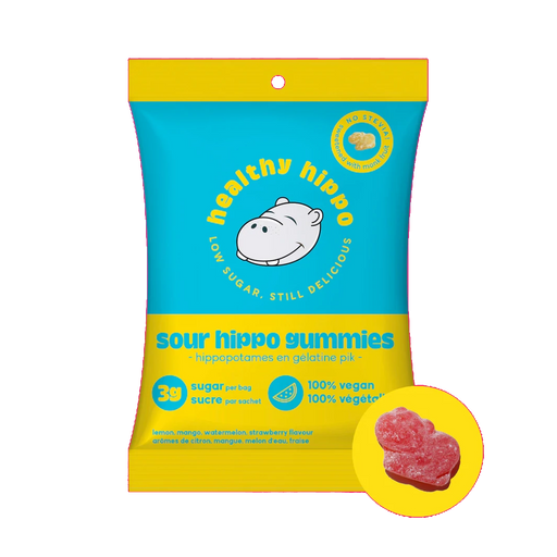 Healthy Hippo - Sour Hippo Gummies, 50g
