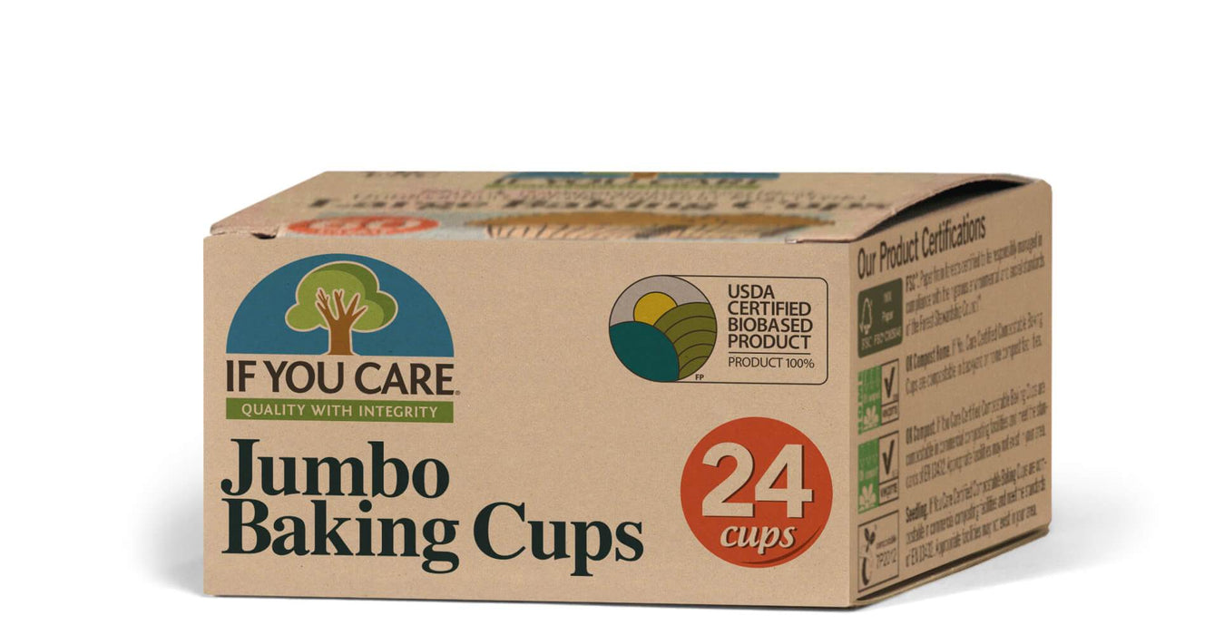 If You Care - Enviro Friendly - Jumbo Baking Cups, 24 Cups