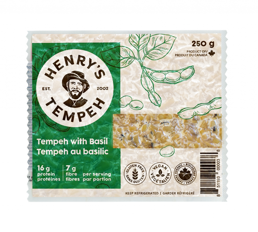 Henry's Tempeh - Basil Tempeh, 250g