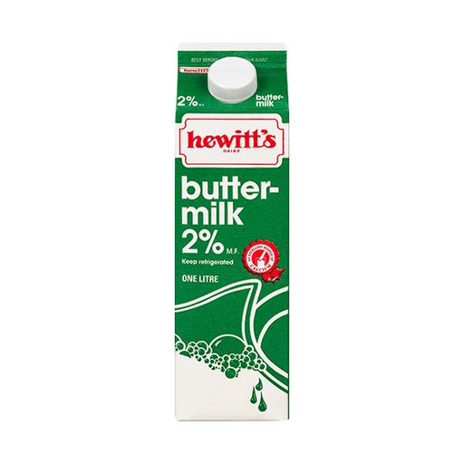 Hewitt's Dairy - 2% Buttermilk, 1L