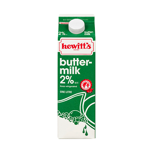 Hewitt's Dairy - 2% Buttermilk, 1L