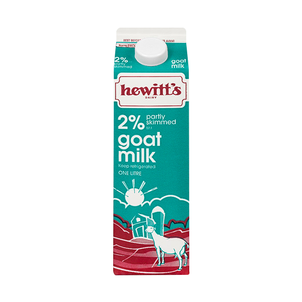 Hewitt's Dairy - 2% Goat Milk, 1L