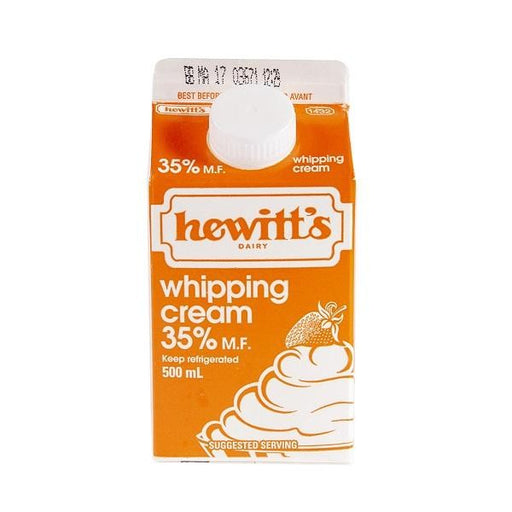 Hewitt's Dairy - 35% Whipping Cream, 500ml