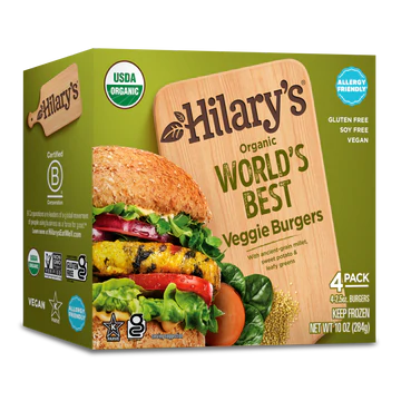 Hilary's Eat Well - Organic World's Best Veggie Burger, 182g
