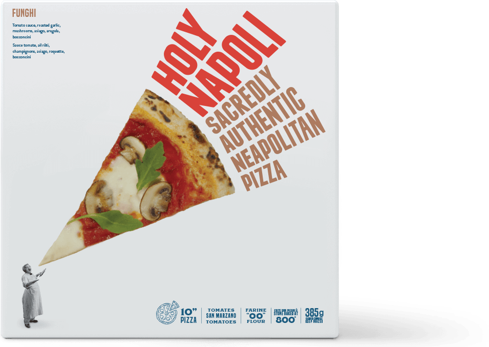Holy Napoli - Funghi Neapolitan Pizza, 383g