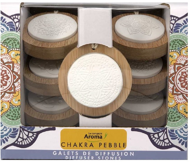 Le Comptoir Aroma - Chakra Pebble, 7 Pieces